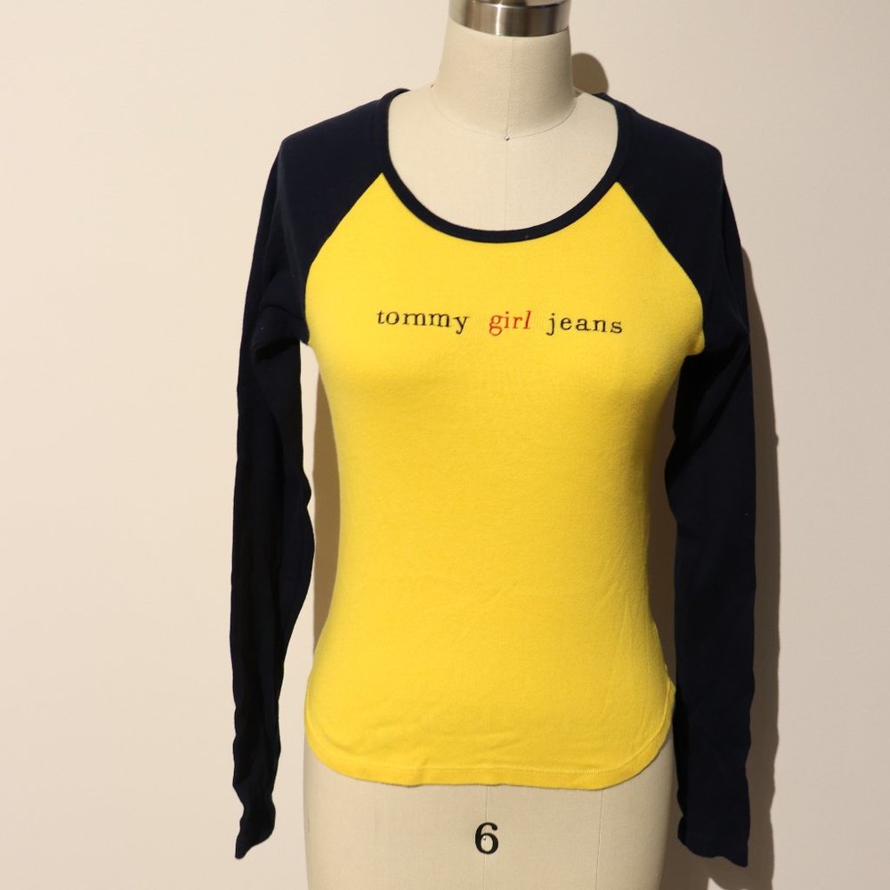 Vintage Tommy Hilfiger "Tommy Girl Jeans" LS Shirt